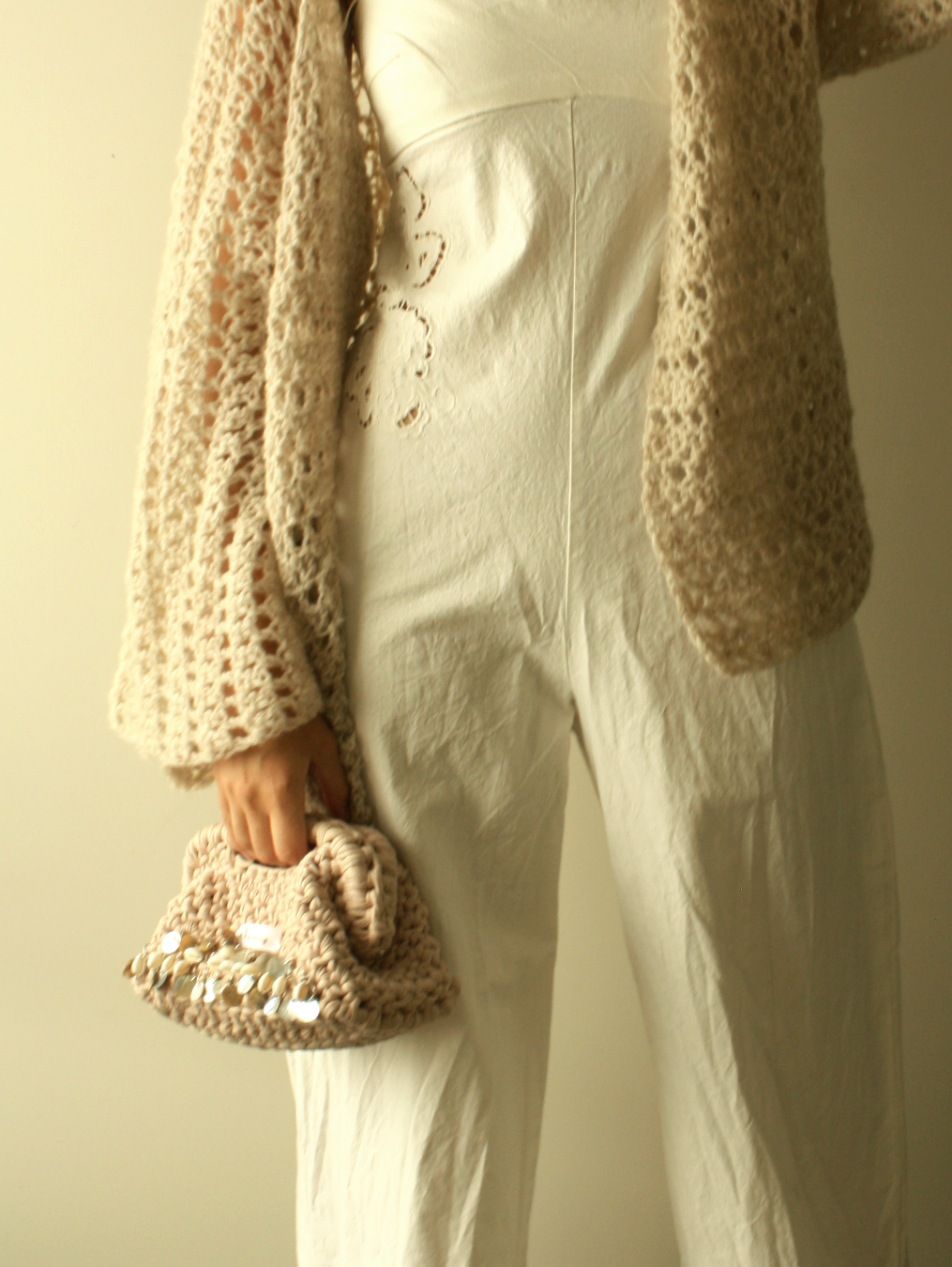 Buttermilk Clutch Large