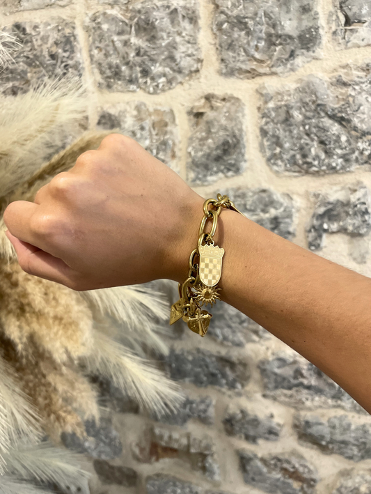 Grb Charm Bracelet Gold -PREORDER