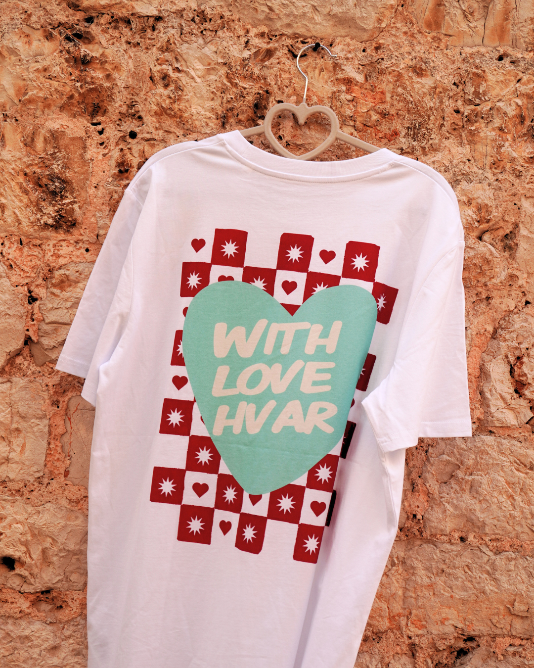 With Love Tee Blue Heart