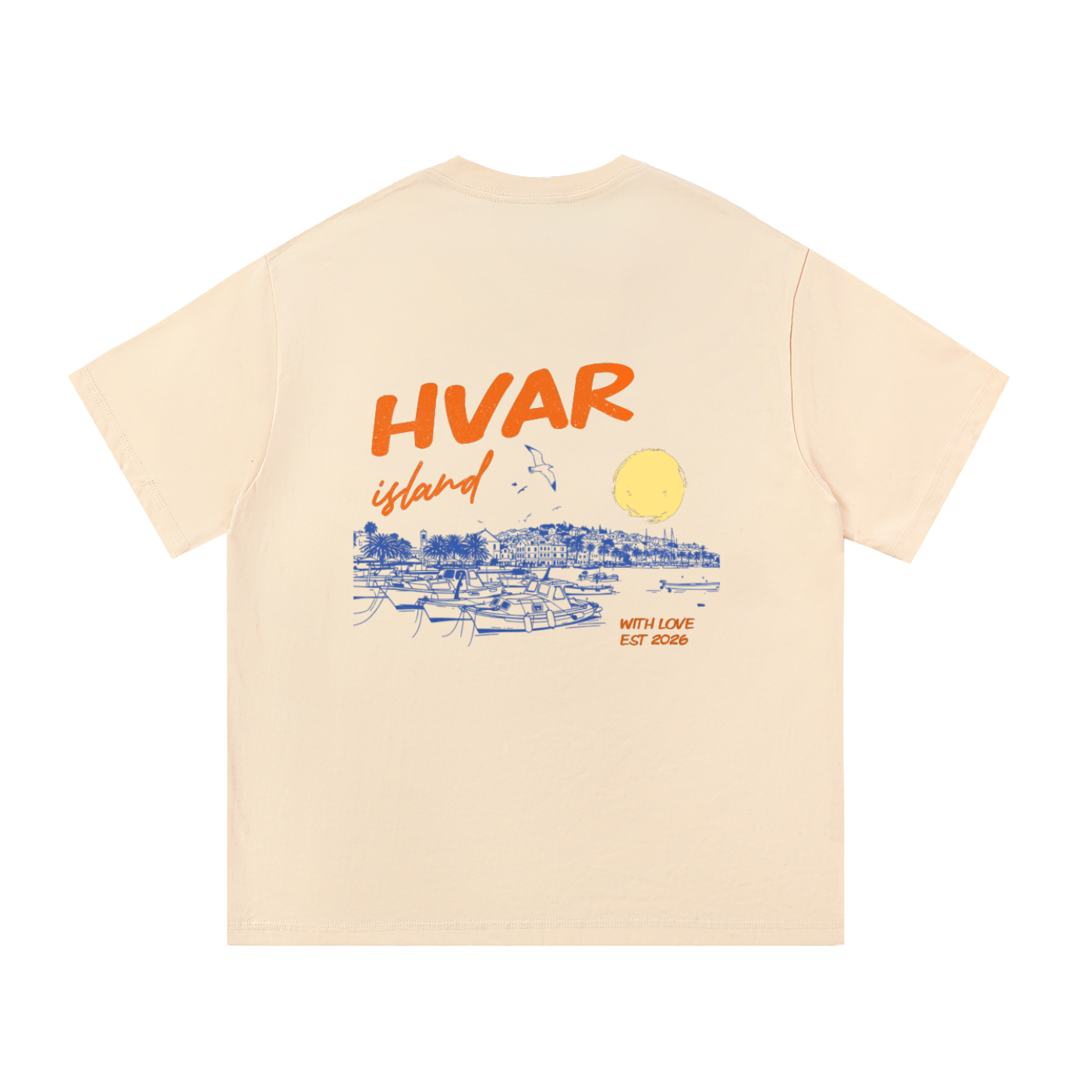 Oversized Deluxe Hvar Island Tee