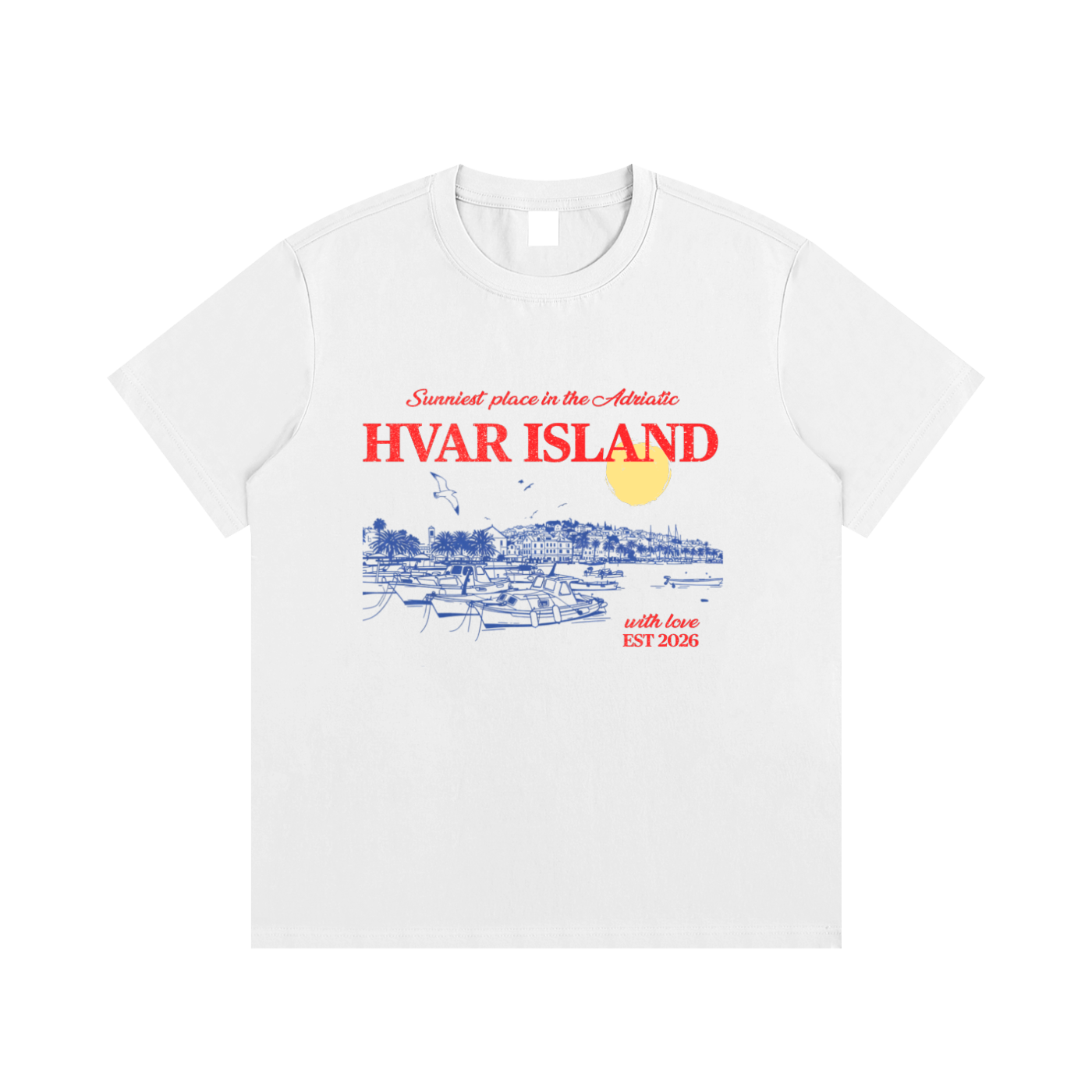 Hvar Sunniest Island Tee