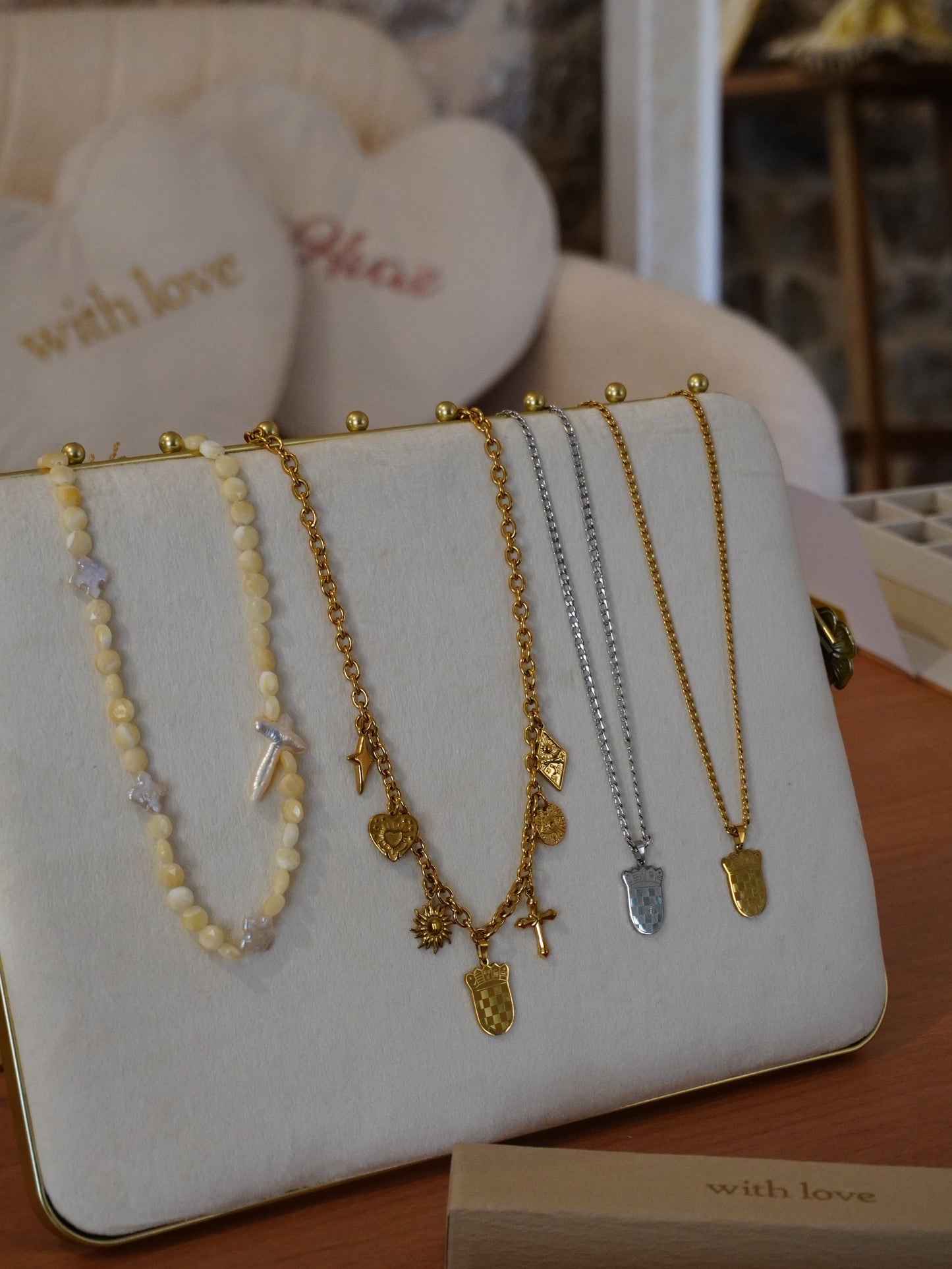 Grb Pendant Necklace Gold - PREORDER