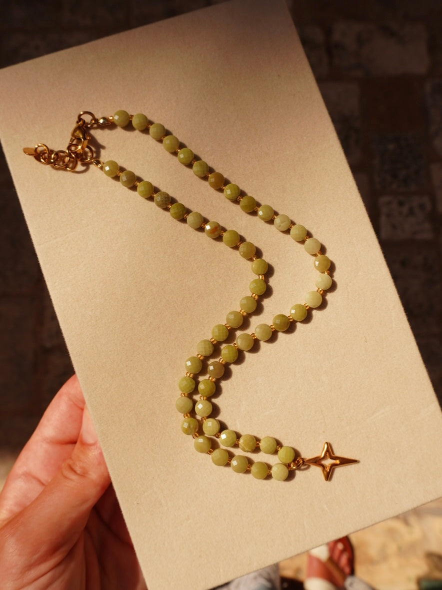 Alashan Agate Necklace