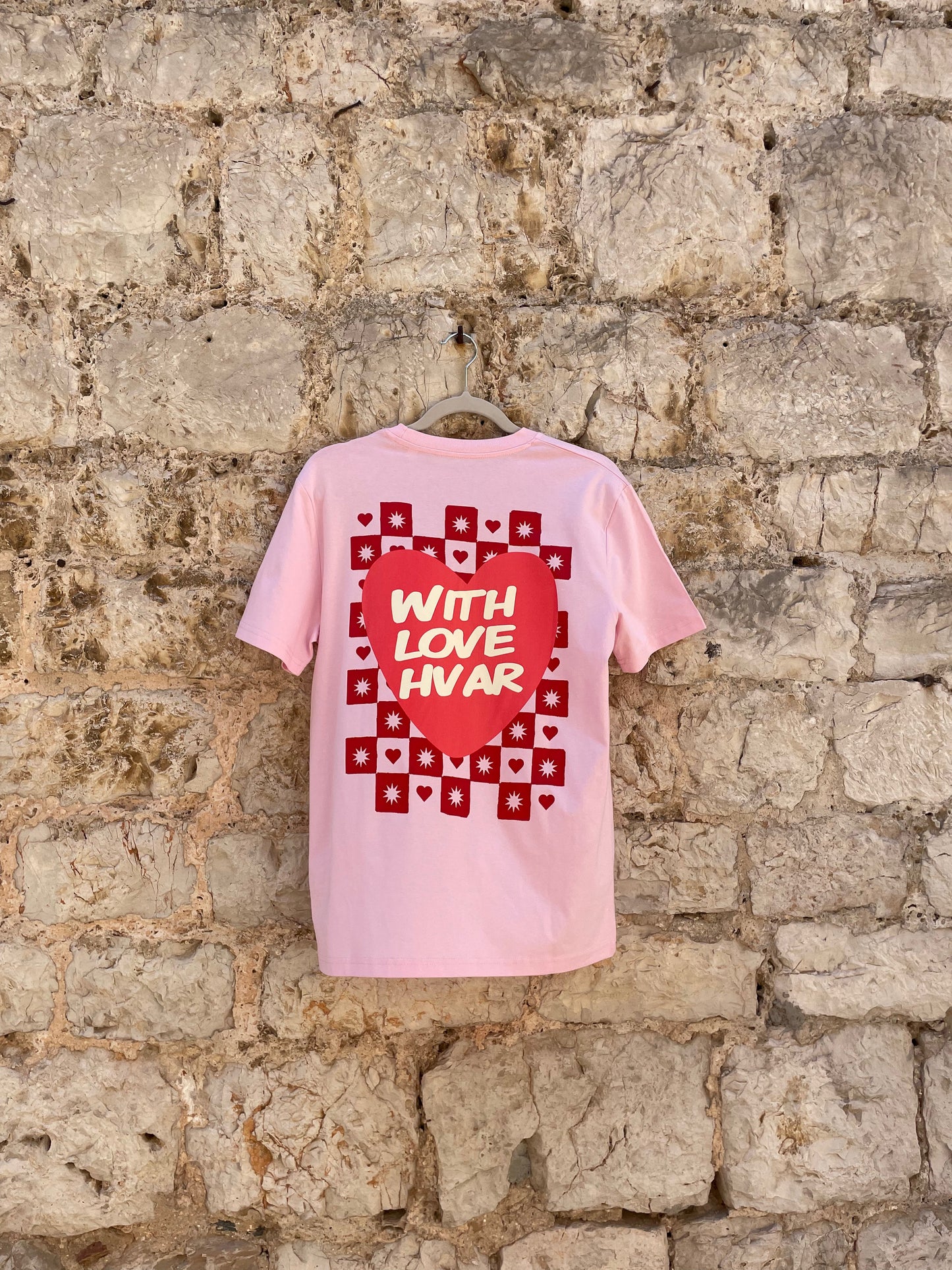 With Love Hvar Pink Tee