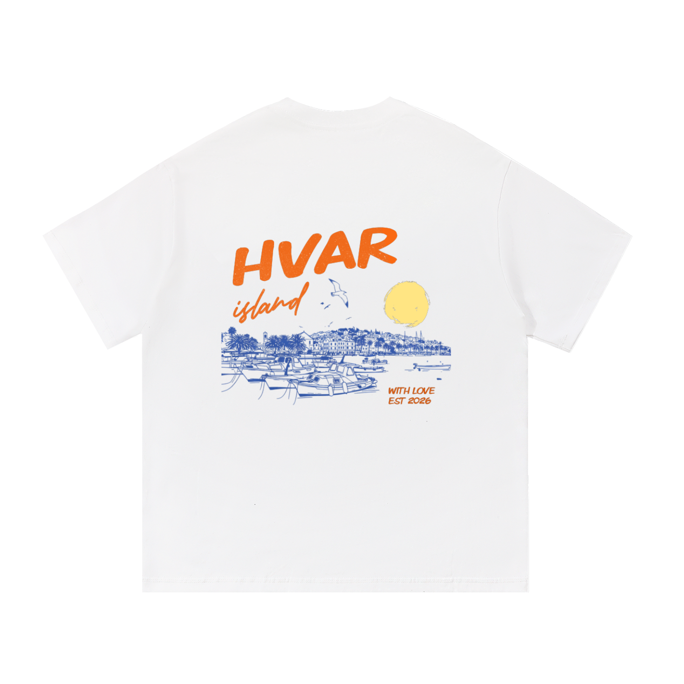 Oversized Deluxe Hvar Island Tee
