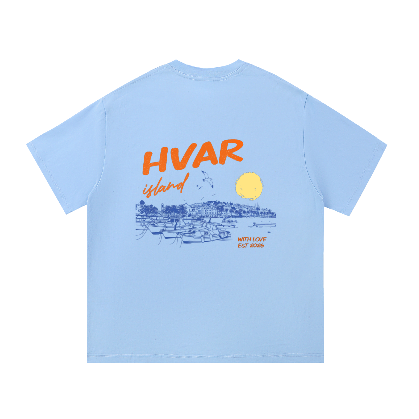 Oversized Deluxe Hvar Island Tee